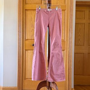 Free People Dusty Rose Boot Cut Pants